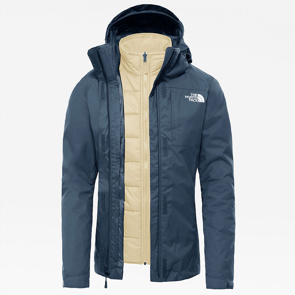 The North Face 3-In-1 Jackets Womens Australia - The North Face Modis Triclimate Blue (GMW-518702)